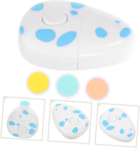 Ipetboom Trimmer Electric Nail for Adults Safe Nail Care Kit with Grinding Heads Cute Cartoon Design Comfortable Grip