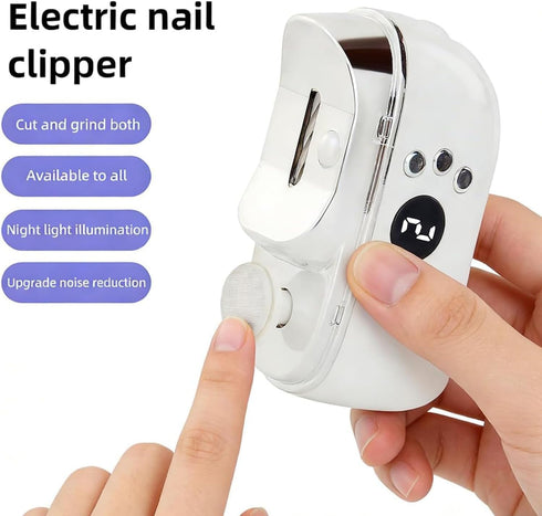 Sacwelber 5 1 Trimmers Trimmer, 3-Speed Electric Nail Clippers, in Electric Nail for Seniors & Adults, Nail File