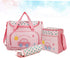 Set Mummy Large Capacity Diaper Bag with Changing Pad Shoulder Strap and Stylish Design for Moms The Car Pattern Bag