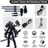 MMXBGS T13 Set, 3D Dummy 13, 13 6 13 13 Action Figure Printed Titan with Arms, T Multi-Jointed Movable, Lucky Robot