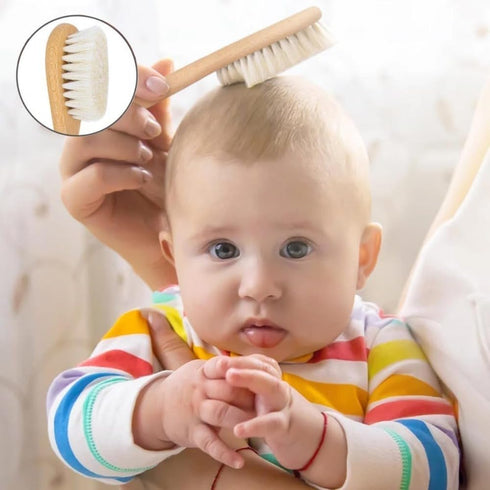 Hainadian Set, Set, Set (1pcs) Custom Wood Brush and Comb Personalized Girls Brush and Comb Engraved Baby Name Gift