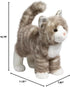 Douglas Zipper Gray Tabby Cat Plush Stuffed Animal