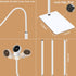 EYSAFT E21,E30,Spaceview E110, E210 Baby Monitor Floor Stand Holder Mount Compactible for eufy Spaceview pro