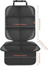 Car Seat Protector for Child Car Seat, 2 Pack with Non-Slip Bottom and 2 Large Mesh Pockets for SUV
