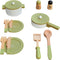 Teamson Kids - Little Chef Frankfurt Wooden Cookware Play Kitchen Accessories for