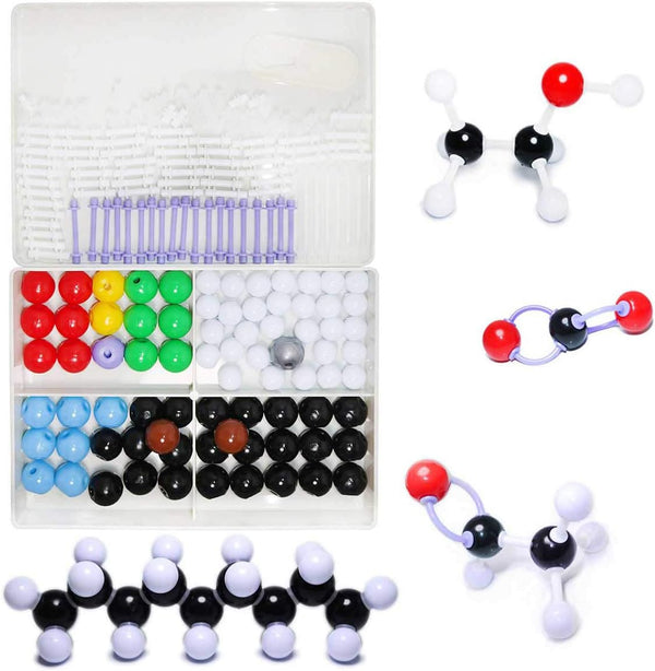 Chemistry Molecular Model Kit, Student or Teacher Set for Organic and Inorganic Chemistry Learning, 190 PACK
