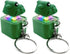 SOMAREM Frog Croaking Fidget Toy, Frog Croaking Keychain With Sound LED lights, Rechargeable