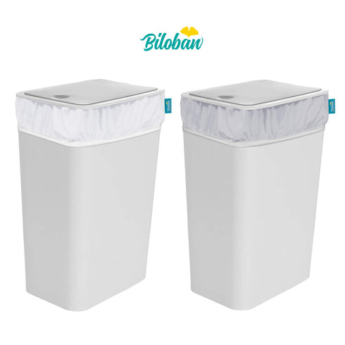 2 Pack Biloban Reusable Diaper Pail Liner Bags for Ubbi Diaper Pail, Waterproof Larger Capacity & Washable Wet Bag
