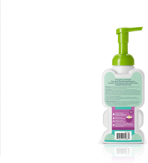 14 Oz (Pack 2) Babyganics Foaming Body Wash, Berry Berry, Tear-Free, Fl