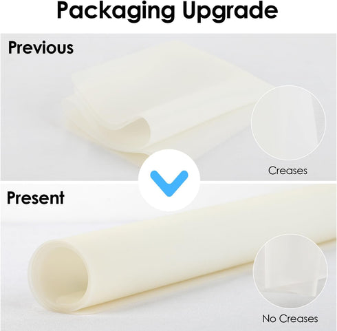 2 Pack Set 2 Countertop 23.6''x15.75'') Oversize Silicone Table Mats, Silicone Placemat of for Baking Craft Pastry