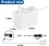 HelloBaby Monitor Charger Replacement, Compatible with HB30 HB50 HB66 HB6550 Baby Camera Monitor for Indoor Use