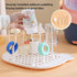 KALWEL Baby Bottle Storage,Baby Bottle Drying Rack,Bottle Drying Rack,Baby Bottle Drying Rack with Cover,Baby Drying