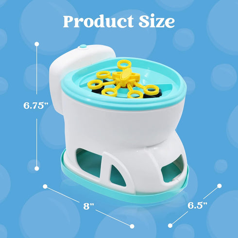 JOYIN Bubble Machine Automatic Bubble Gun Blower with 4oz Solution for Kids, Bubble Party Favors for Summer Fun