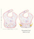 3-Pack Waterproof Baby Bibs for Eating - Mess Proof Lightweight Toddler Feeding Bibs with Large Food Catcher
