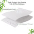52" 28" 9 (AC-NV0MP803-C) Novilla Waterproof Crib Mattress Protector X Breathable Fabric Mattress Cover, Baby Mattress
