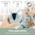FALESOUL 3 Pack Set Silicone Pacifier Holder Case, Cute Portable Pacifier Storage Case, On-The-GO Pacifier Storage