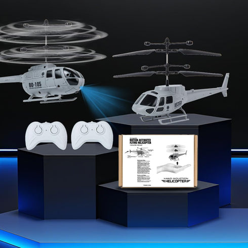 Generic Girls,2 Pack 2 6-8 Remote Control Helicopter for Kids Boys Military Toys Attack Helicopter,Army Style Model RC