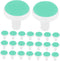 Healeved Electric Nail File Pads Nail Trimmer Replacement Pads Grinding Heads for