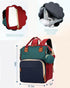 GLIXAVIA Backpack, Mommy Backpack Baby Diaper Bag, Diaper Bags with Multiple Pockets Travel-Friendly Maternity