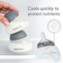 Set 5 oz Nanobebe Breastmilk Baby Bottle Anti-Colic Starter with Silicone Pacifiers, Breast Pump Adapter, and Slow Flow