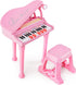 Costzon Kids Piano, 31 Key Mini Grand Piano Toy Keyboard with Microphone,