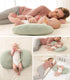 BIENKA Summer Tummy A3, 76x38cm) Pregnancy Pillow U-Shaped Maternity Pillow in Ice Silk with Adjustable Width