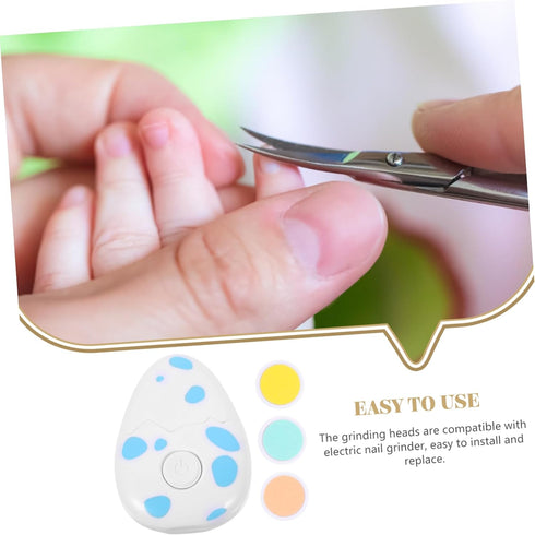 Trimmer VICASKY Baby Electric Nail Grinding Pads Safe Nail Care for Infants Cartoon Design Easy to Use and Lightweight