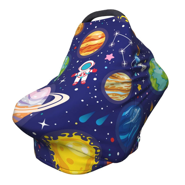 Schgap Cartoon Stars Car Seat Cover for Baby, Soft Stroller Cover Nursing Cover