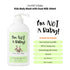16.9 Oz I'm NOT A Baby! Kids Body Wash Dermatologist Tested, Allergen free, Cruelty-free, PETA, Gentle for Kids, Goat