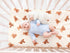 FIGEPO Pack Set Fitted Baby Neutral N Play Sheets Mini Crib Sheets Bear and Buffalo Check Plaid Breathable Unisex Baby