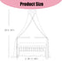 RVKXHD 2025 50D Baby Crib Bed Mosquito Net:Crib Canopy, Princess Bed Canopy, New Breathable Mesh Crib Tent, Mosquito