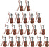 BESTOYARD 20 Sets Miniature Violin, Tiny Musical Instrument Model for Dollhouse Crafts