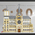 Set, 2908 GOTIMON Micro Mini Notre Dame Cathedral Building Block Famous Architecture, Pieces, Gifts for Kids and Adults