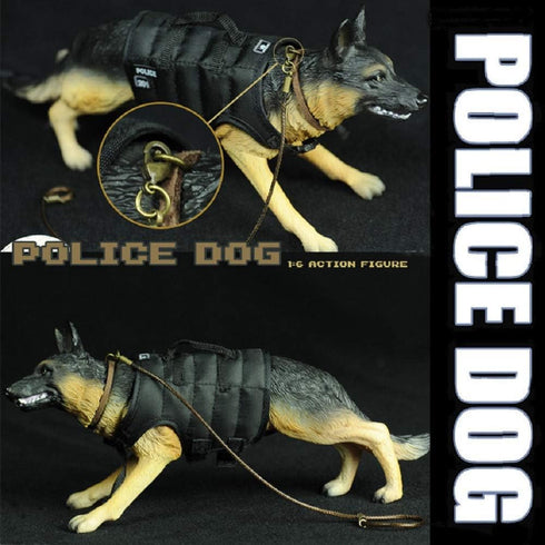 YEIBOBO 1:6 Action Figure Accessories - German Shepherd Police Dog Toy