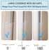 2 PCS AILUOQI Door Jam Shield Finger Pinch Guard | Baby Proofing Hinge Cover for 90 & 180 Degree Doors Frame & Baby