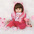 ENADOLL Reborn Baby Doll, Realistic Silicone Vinyl Polka Dot Giraffe Baby 16 inch Weighted Doll Gift Set