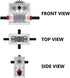 5 sets of technical parts complete gearbox assembly Trans-Clear Wormbox gear motor reducer block Mindstorms Robotics ev3 NXT MOC Transparent Robotics Power Function Compatible with Part 6588