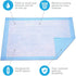 BrightCare 25 Count (24 17 Inch) Disposable Baby Changing Pad Liner - x - Soft Disposable Blue Hospital Underpad