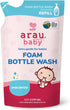 Arau Baby Unscented Foam Bottle Wash Refill, Natural Plant Based Baby Bottle