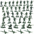 U. S. Toy DELUXE BAG OF CLASSIC TOY GREEN ARMY SOLDIERS -