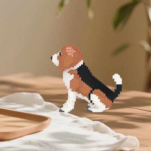 Set, 12 964 KLJM-02 Larcele Micro Building Blocks DIY Mini Building Toy Bricks for Age Over Years, Pieces (Beagle)