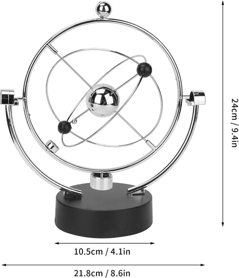 Tnfeeon Art Asteroid USB Battery Power Supply Electronic Perpetual Motion Home Office Decoration Desk Toy