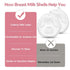 Silicone(2.03oz,2 Counts) Breast Milk Collector, Milk Collectors for Breastfeeding, Reusable Breast Milk Shells