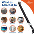 Safety Innovations Heavy Duty TV and Furniture Straps, 2Pk, Black, Baby Proofing Anti Tip Straps