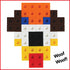 edxeducation Linking Cubes, Set of 100, Connecting and Counting Snap Blocks for Early Math