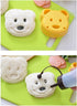 13 Set Leking Pcs Wooden Kids Kitchen Knife, Kids Knife with Gloves Cutting Board Bear Sandwich Cutter Fruit Vegetable