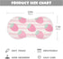 tplaotee 22x11in Cute Pink Strawberries Cotton Muslin Baby Burp Cloths Easy Care wash rag for Babies boy and Girl