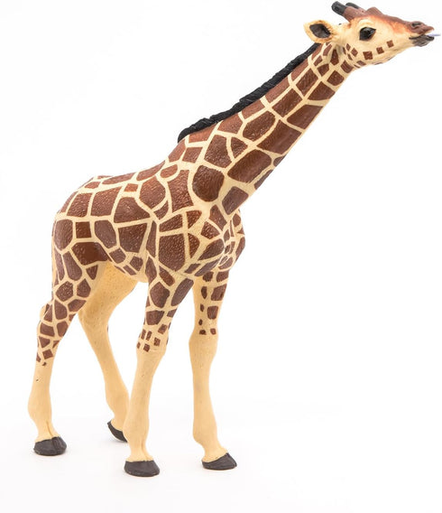 Papo Hand-Painted Wild Animal Kingdom Figurine - Head Raised Giraffe - 50236 - Collectible for Children 3+