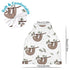 SUABO Nursing Cover Breastfeeding Scarf, Cute Doodle Sloth Car Seat Covers for Babies Infant, Stroller Cover, Carseat