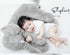 24 Inch Ryttir Fuzzy Large Elephant Stuffed Animal, Soft Stuffed Elephants Plush Toy Newborn Gift, Funny Elephant Gifts